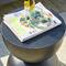 Glitzhome® 18" Multi-Functional Terrazzo Garden Stool